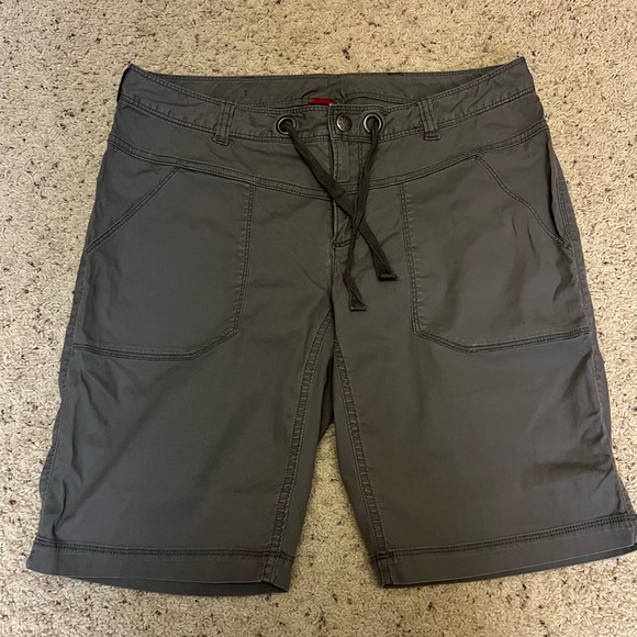 The North Face Pants - The North Face Gray Bermuda Shorts with Drawstring Waist